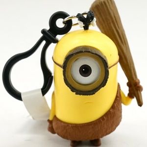 Universal Studios Despicable Me Minions Cro-Minion Stuart Clip Keychain